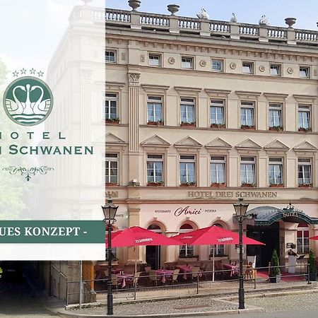 Hotel Drei Schwanen - Ristorante Due Fratelli Hohenstein-Ernstthal Extérieur photo